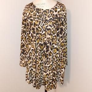 3x leopard top